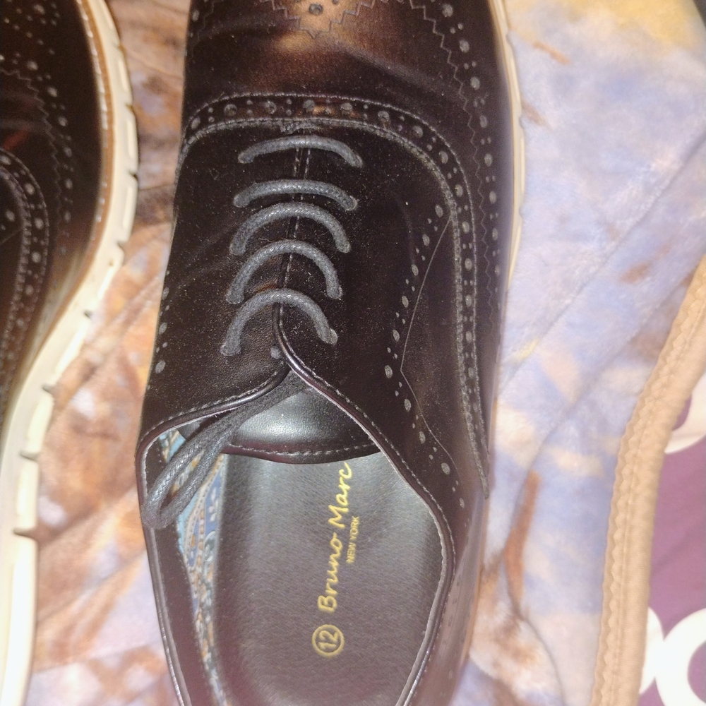 Bruno Marc Black Men's Oxford Shoes